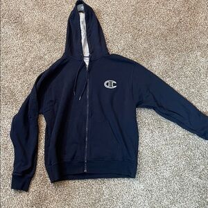 ❤️Champion Dark Blue Full-Zip Hoodie